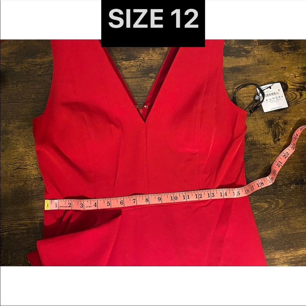 Laundry by Shelli Segal Red Cocktail Dress - Picture 8 of 15